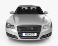 Audi A8 (D4) 2012 3Dモデル front view