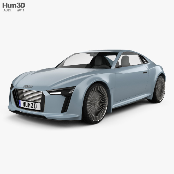 Audi e-tron 2010 3D 모델 