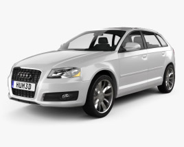 Audi A3 Sportback 2013 Modèle 3D