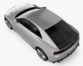 Audi Quattro 2012 3D模型 顶视图