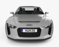 Audi Quattro 2012 3D模型 正面图