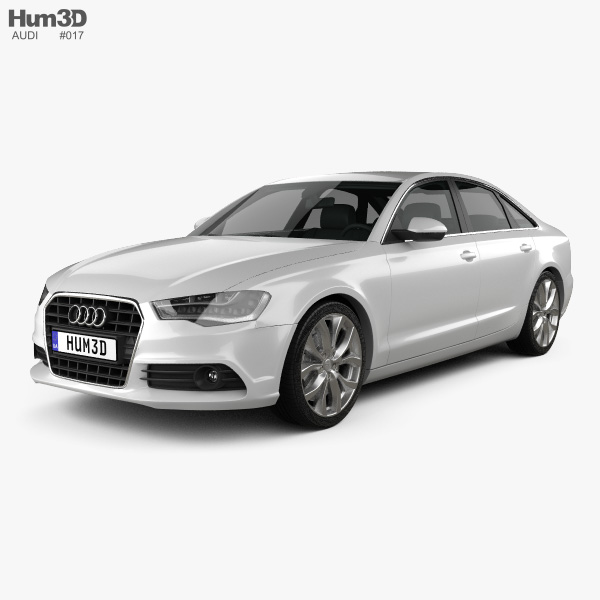 Audi A6 세단 2012 3D 모델 