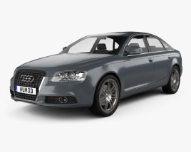 3D model of Audi A6 (C6) 세단 2011