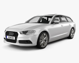 Audi A6 Avant 2015 3D模型