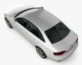 Audi A4 Saloon 2013 Modello 3D vista dall'alto