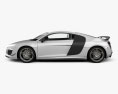 Audi R8 GT 2013 3D-Modell Seitenansicht