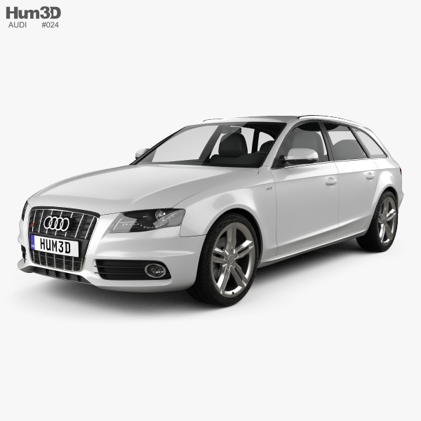 Audi S4 Avant 2013 3D 모델 