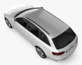 Audi S4 Avant 2013 3D模型 顶视图