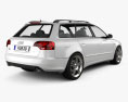 Audi A4 Avant 2007 3D-Modell Rückansicht
