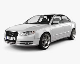 Audi A4 Saloon 2007 3D model