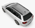 Audi S4 Avant 2007 3Dモデル top view