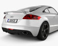 Audi TT RS Coupe HQインテリアと 2010 3Dモデル
