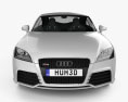 Audi TT RS Coupe HQインテリアと 2010 3Dモデル front view