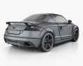 Audi TT RS Roadster with HQ interior 2013 3d model
