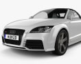 Audi TT RS Roadster with HQ interior 2013 3d model