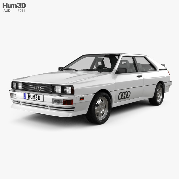 Audi Quattro 1980 3D model