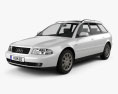 Audi A4 Avant 2001 3d model