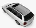 Audi A4 Avant 2001 Modello 3D vista dall'alto