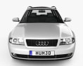 Audi A4 Avant 2001 Modello 3D vista frontale