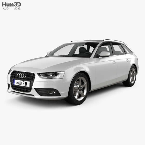 Audi A4 Avant 2016 3D 모델 