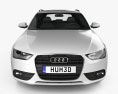 Audi A4 Avant 2016 3D模型 正面图