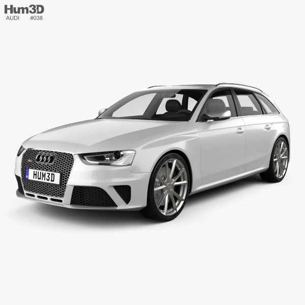 Audi RS4 Avant 2016 3D model
