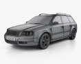 Audi A6 avant (C5) 2004 Modello 3D wire render