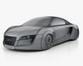 Audi RSQ 2004 3d model wire render