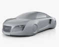 Audi RSQ 2004 3d model clay render