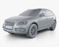 Audi SQ5 2016 3d model clay render
