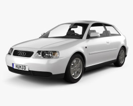 Audi A3 (8L) 3门 2003 3D模型