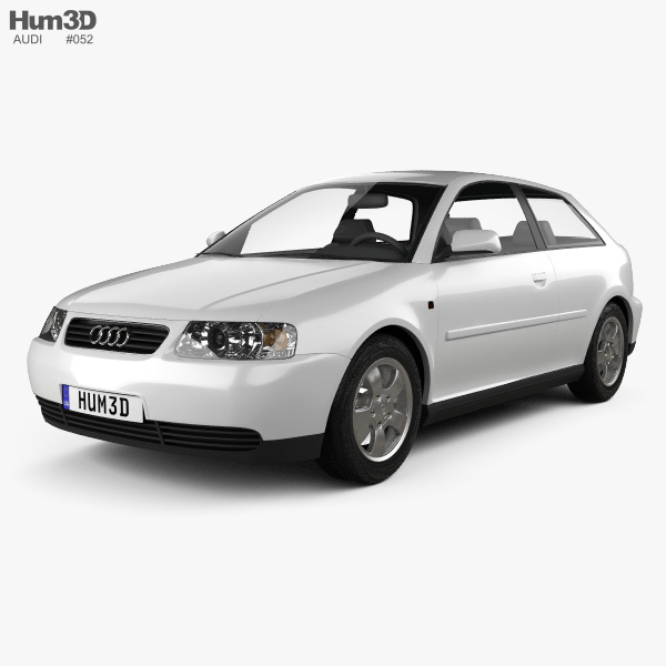 Audi A3 (8L) 3-door 2003 3D model