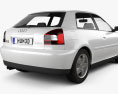 Audi A3 (8L) 3-door 2003 3d model