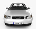 Audi A3 (8L) 3-door 2003 3d model front view