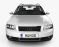 Audi A4 (B6) avant 2005 3Dモデル front view