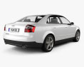 Audi A4 (B6) sedan 2005 3d model back view