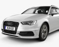 Audi A3 Sportback S-Line 2016 3d model