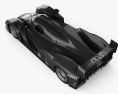Audi R18 TDI 2011 3D-Modell Draufsicht