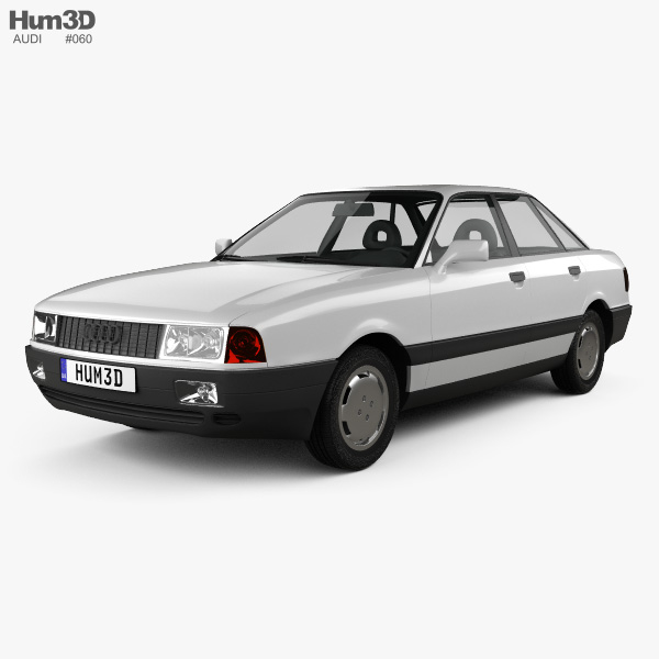 Audi 80 (B3) 1991 3Dモデル