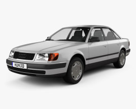 Audi 100 (C4) 轿车 1991 3D模型