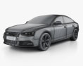 Audi S5 sportback 2015 3D模型 wire render