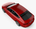 Audi S5 sportback 2015 3D模型 顶视图