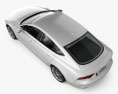 Audi A7 Sportback 带内饰 2011 3D模型 顶视图