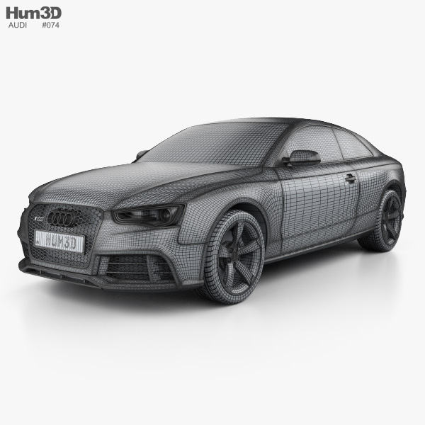 Audi Rs5 Coupe Mit Innenraum 2012 3d Modell Fahrzeuge On Hum3d