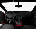 Audi RS5 coupe with HQ interior 2014 3d model dashboard