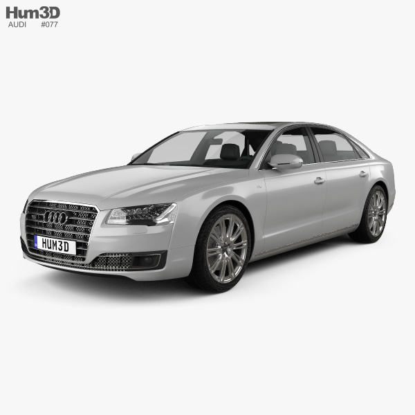 Audi A8 (D4) L 2016 3D model