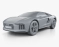 Audi Nanuk Quattro 2014 3d model clay render