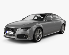 3D model of Audi RS7 (4G) sportback 2016