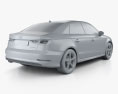 Audi A3 S line Berlina 2013 Modello 3D