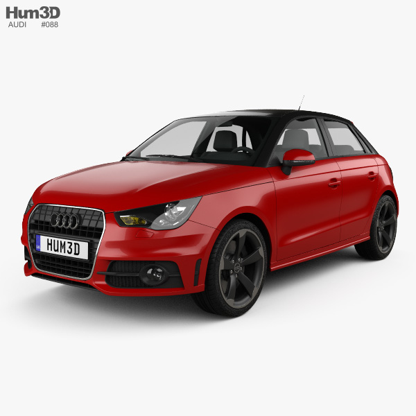 Audi A1 sportback 2015 3D-Modell